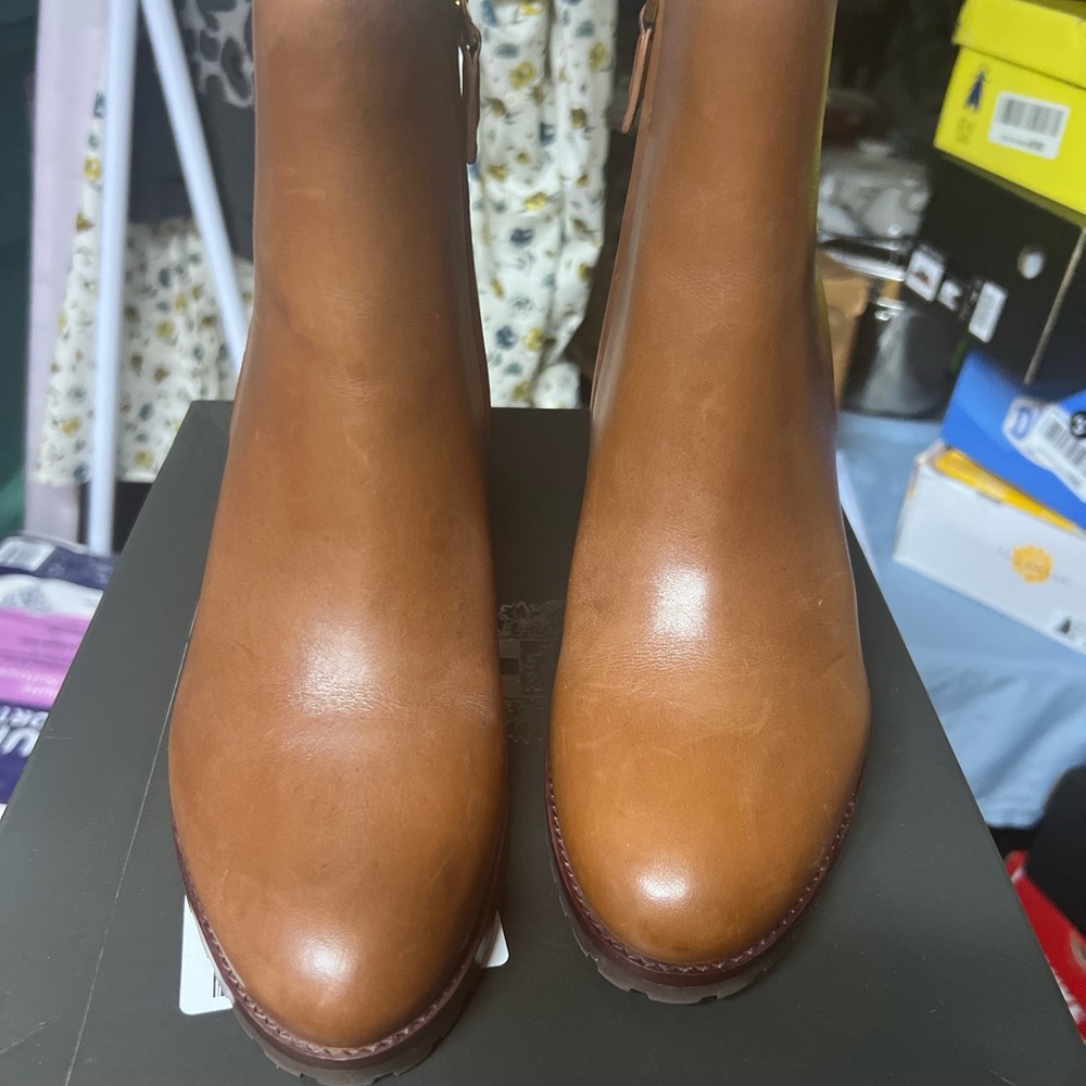 Ralph Lauren wedge heel bootie
